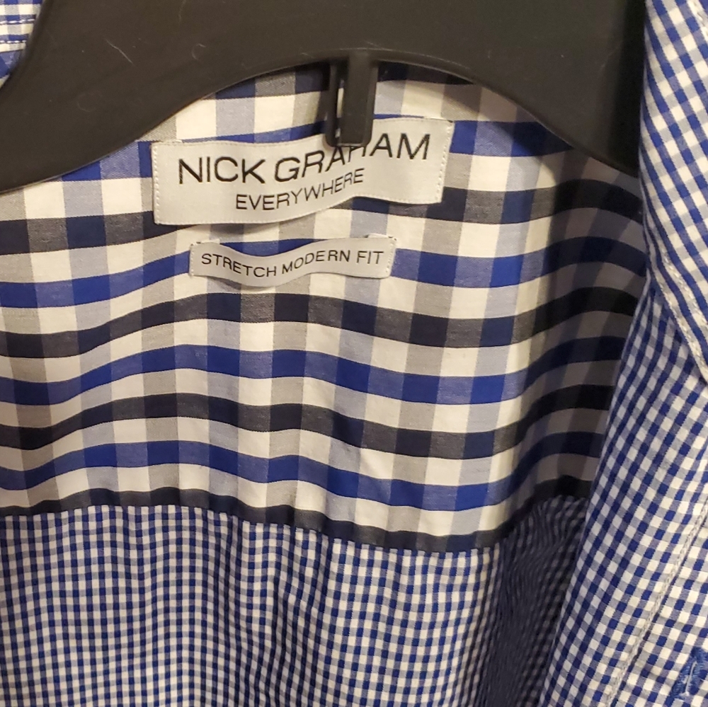 Nick Graham boys button up shirt